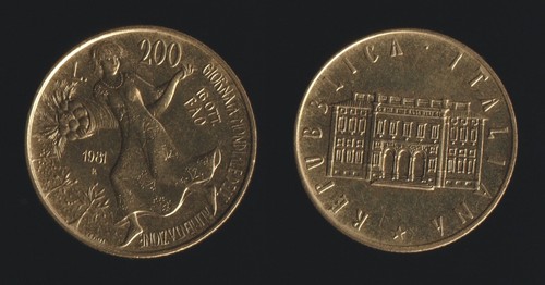 200 lire 1981 giornata - 1981,