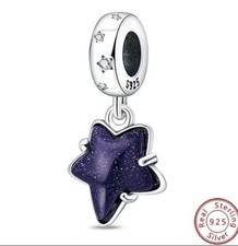 Charm smalto stella lucente - charm,