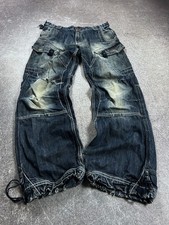 JEANS CARGO VINTAGE STREETWEAR AVANT GARDE ISTERICO STILE GIAPPONESE ANNI 90 Y2K