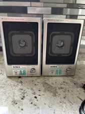Aiwa SC-AB Set 2 altoparlanti con un cavo di alimentazione testato funzionante