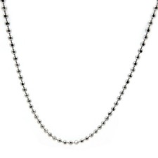 Collana palline in argento