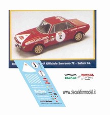 DECALS 1:24 LANCIA FULVIA HF