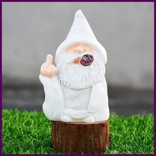 Statua gnomo micro dito medio