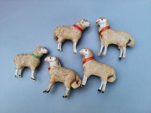 Pecore lana presepe - 5,