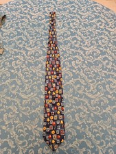 TINO COSMA 100% SETA SILK TIE CRAVATTA NECKTIE MADE ITALY VINTAGE CLASSIC E25