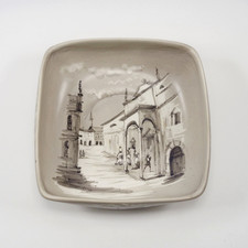 Cestino vintage in ceramica Midcentury Ceramiche Campionesi no Felice Tosalli