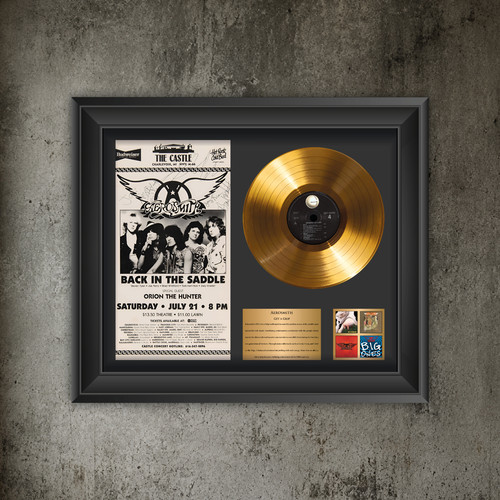 Espositore disco oro - , aerosmith