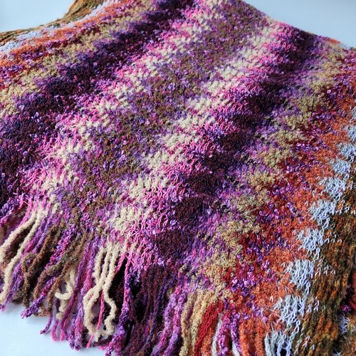Sciarpa missoni blu viola - blu, rosa