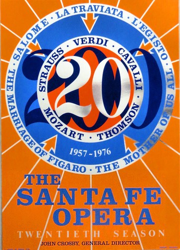 Robert indiana santa opera - santa,