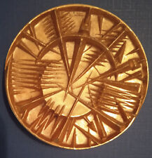 MEDAILLE bronze doré - Arnaldo Pomodoro - 1985 - Signée - 500 exemplaires. 
