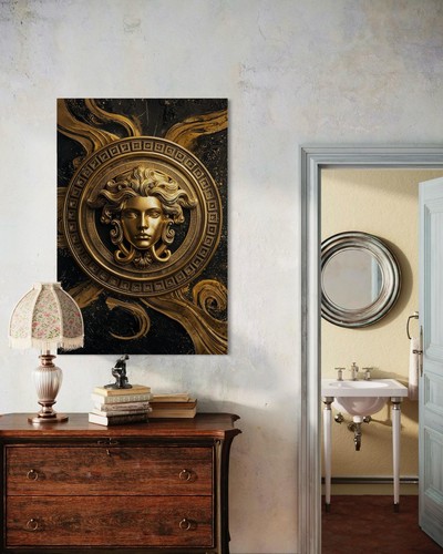 Quadro tela versace - su,