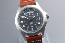 [Quasi come nuovo] Orologio al quarzo uomo Hamilton Khaki Field H644510 quadrante nero 40 mm