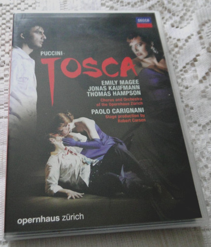 Dvd opera puccini - opera, tosca