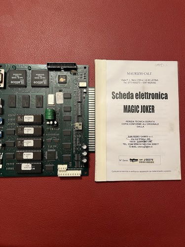 Scheda pcb videopoker - scheda,
