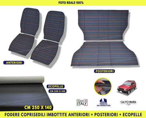 Kit fodere sedili fiat panda - kit,