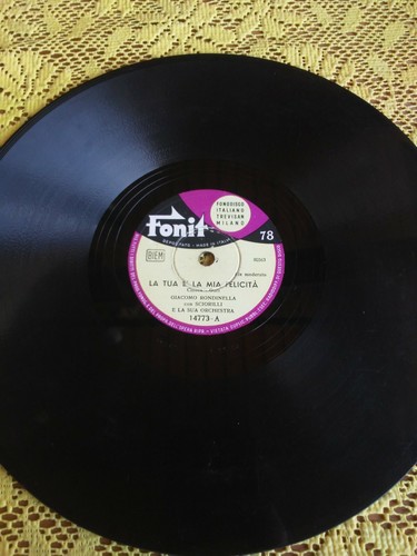 Disco giri raro - 78,