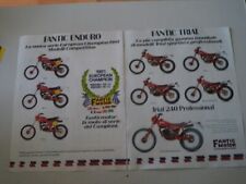 advertising Pubblicità 1981 FANTIC TRIAL 50/80/125/200/240/ENDURO 50 80 125