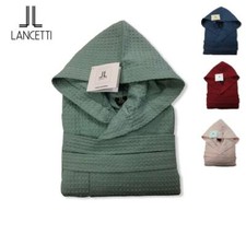 Accappatoio Nido D' Ape Lancetti Unisex Puro Cotone