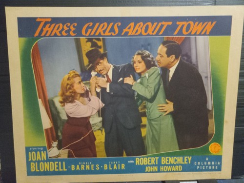 Lobby card 1941 tre ragazze - tre, in