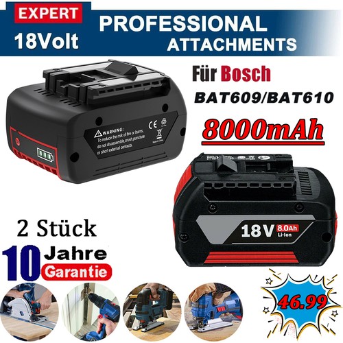 Batteria per bosch 18v - batteria, 8ah