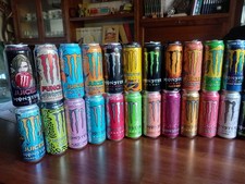 Lotto 13 Lattine Monster Energy DrinkRare VUOTE Shipping Available!