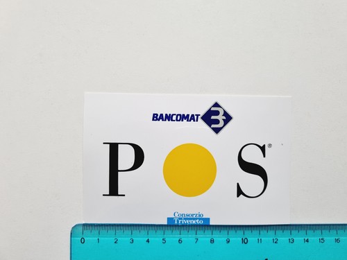 Adesivo pos bancomat consorzio - adesivo,