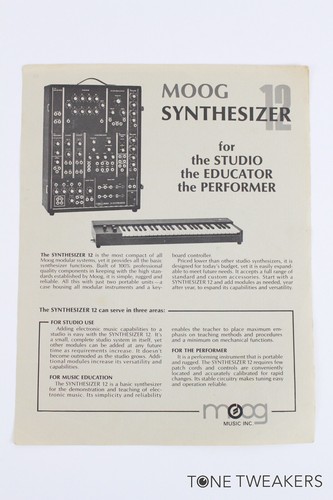 Moog sintetizzatore modello - modello, 12