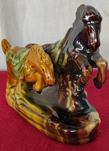 Coppia cavalli ceramica - cavalli, in