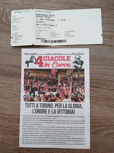 Biglietto basket ticket - biglietto,
