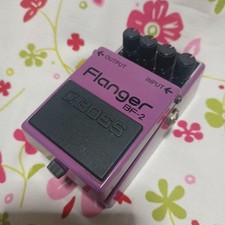 BOSS BF2 Flanger Pedale Viola 4 Manopole TASSO PROFONDITÀ CONTROLLO MANUALE VINTAGE