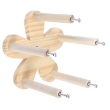  Supporto girevole per trespolo per uccelli Giocattolo divertente per trespolo