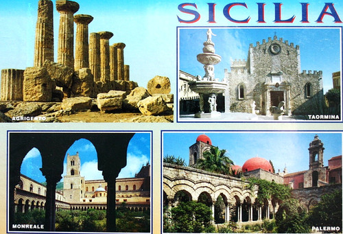 Cartolina sicilia panorami - ,