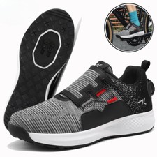 Scarpe Ciclismo MTB Outdoor Pedale Piatto Montagna Uomo Speed Lock Bici Sneakers