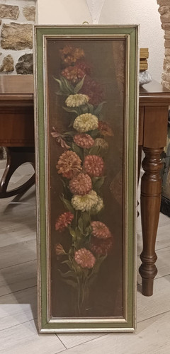 Dipinto quadro verticale - dipinto, fiori