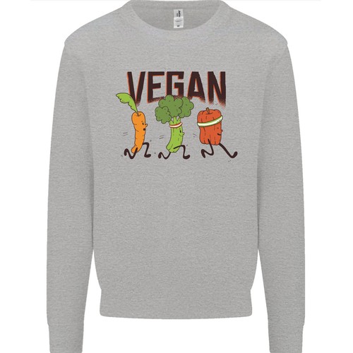 Felpa sportiva uomo vegana - felpa,