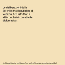 Le deliberazioni della