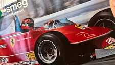 Set 2 MANIFESTI: VILLENEUVE e su FERRARI 312 T5, anni '80 originali, 70 x 50 cm.