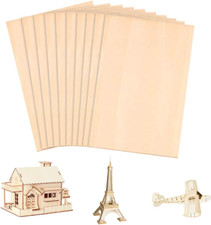 10 Fogli Di Legno Di Balsa