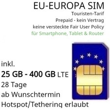Europa sim per turisti - turisti, e