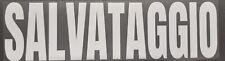  scritta Salvataggio in Vinile da Stirare - bagnino/stagione/mare/salvataggio