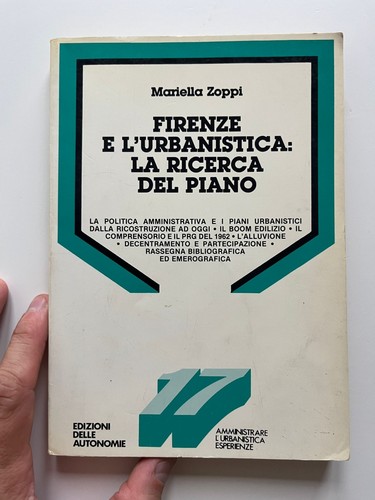 Firenze urbanistica la - firenze, l'urbanistica: