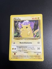 Pokemon pikachu 58/102 set base 1st prima edizione Italiano Near Mint