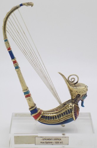 Harpe égyptienne argent - Égyptienne,