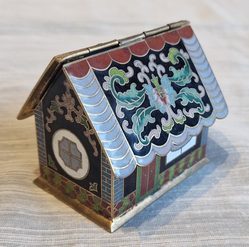 Scatolina smalto cloisonne - scatolina,