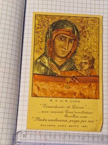 Santino holy card d s - santino, d.