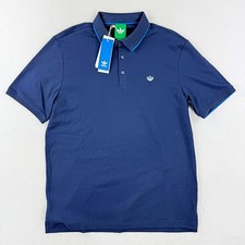 Polo ADIDAS Originals Twistknit Trifoglio Camicia Taglia L Uomo Blu