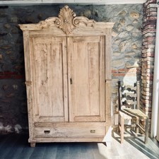 ANTICO ARMADIO PIEMONTESE primi 900 GREZZO AL NATURALE