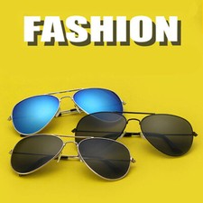 Occhiali da sole a specchio uomo donna vintage retrò protezione raggi UV