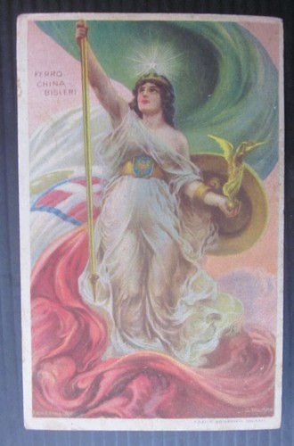 Ferro china bisleri cartolina - bisleri,
