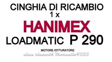 Cinghia ricambio 1 - di, x